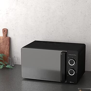 Мікрохвильова піч 1150 Вт, 20 л чорна ProClean 3040 Mirror Cecotec