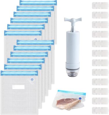 Вакуумні пакети 12 пакетів 30 x 34 см INQUIRLLY