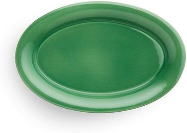 Тарілка овальна 28 x 18,5 см зелена Ursula Kähler