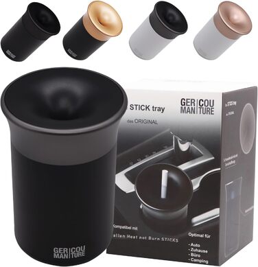 Попільничка для тютюнових стіків чорний-сірий GC