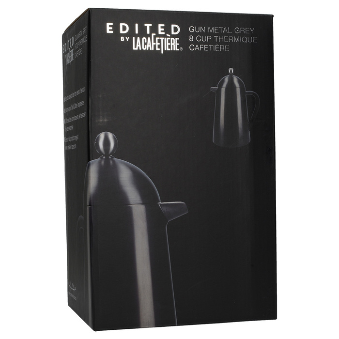 Кавник з подвійними стінками Kitchen Craft LA CAFETIERE, сталевий, 1000 мл