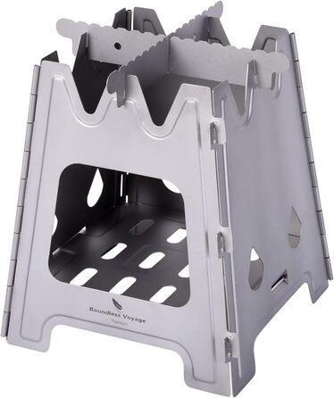 Титановая дровяная печь с кронштейном iBasingo