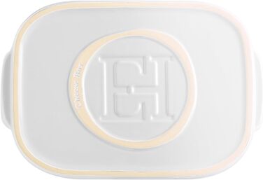 Коробка для сиру керамічна з кришкою 3 л біла Emile Henry