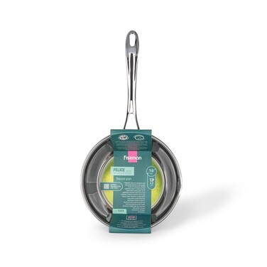 Ківш Fissman FELICE 16x8 см / 1,7л. без кришки нержавеющая сталь (5328)