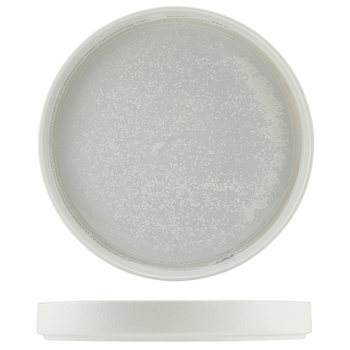 Тарелка презентационная 25*3.5 см с низким вертикальным бортом, Incise Porcelain Lustre, GenWare