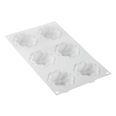 FLEUR 90 Форма силіконова 'квітка' Ø99 h 35 мм (90 мл x 6)