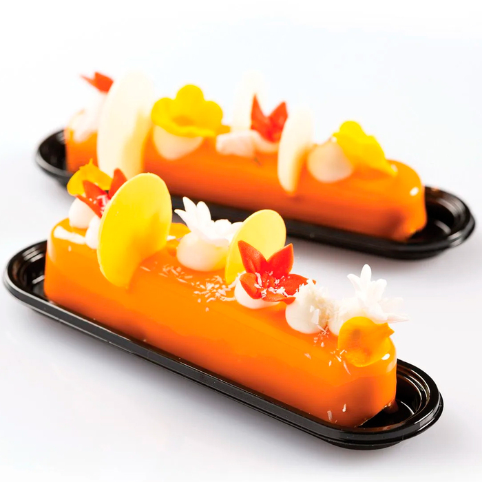 FASHION ECLAIR 80 Форма силіконова для еклерів 130 x 25 h 25 mm + каттер + 10 підставок