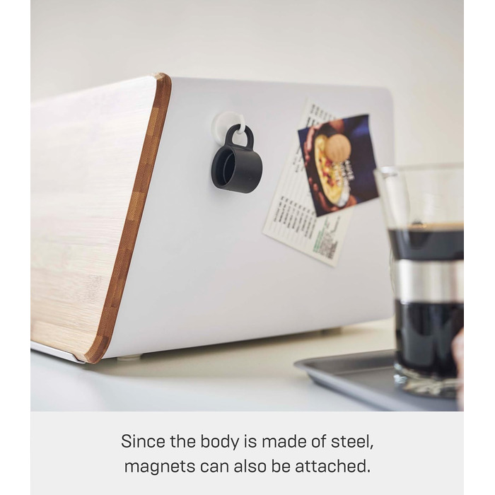 Хлібниця YAMAZAKI Tower, нержавіюча сталь, біла, One size