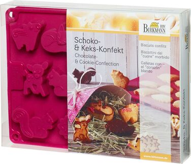 Форма для кексів у вигляді лісових тварин, 15,8 x 20,8 x 3,6 см, RBV Birkmann