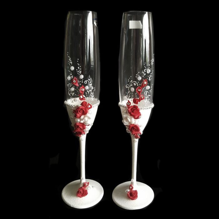 Свадебные фужеры Sandy-VIP 250мл 2шт (шт.) 3350 BOHEMIA