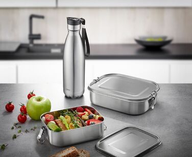 Термоутылка для напитков 750 мл, серебристая Olimpio Gefu