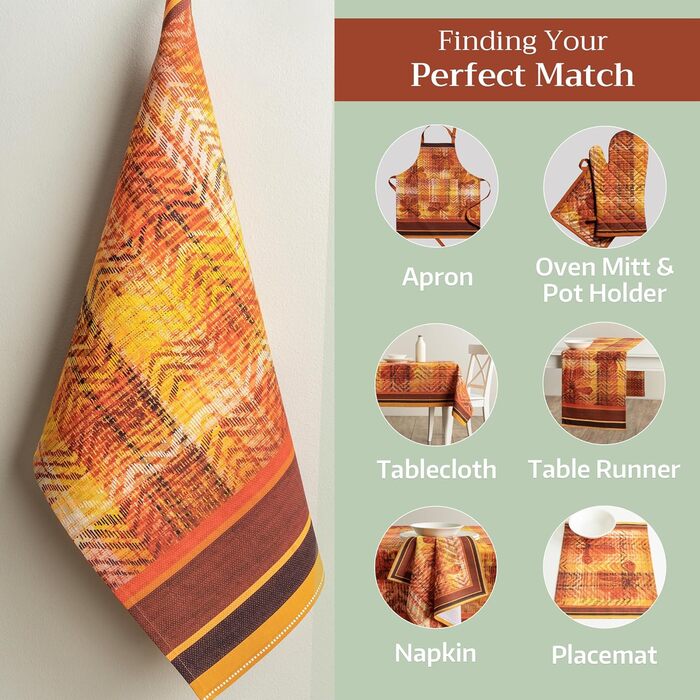 Набір з 3 багатоцільових кухонних рушників Maison d&39 Hermine Rural Christmas, 100 бавовна Барні рушники День подяки/Різдво (50 см x 70 см) (11 - Шотландська шотландка)