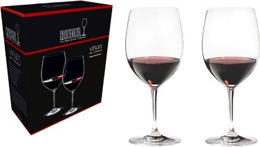 Келихи для червоного вина 0,6 л, набір 2 предмети, Vinum Riedel
