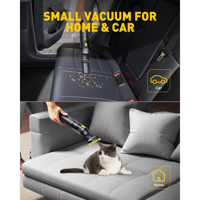 Портативный пылесос с функцией выдувания и всасывания AUXITO