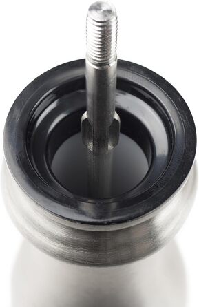 Паризький шеф-кухар u'Select 22 см перець - Виготовлений з нержавіючої сталі - 6 попередньо встановлених помелів - (сільовий млин, нержавіюча сталь)