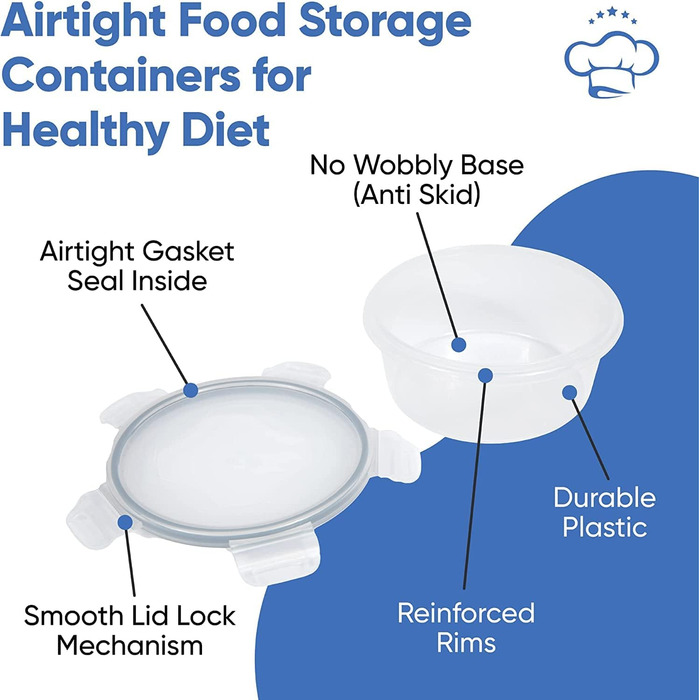 Набір контейнерів з кришками, 16 предметів Chef's Path