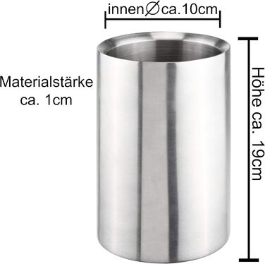 Охолоджувач для вина з нержавіючої сталі 2 шт Bambelaa!