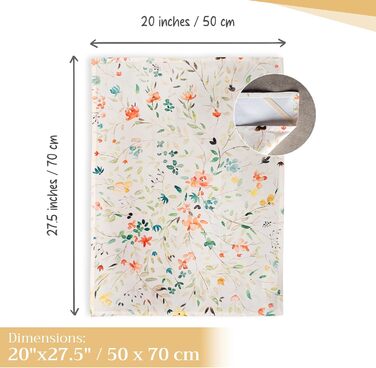 Набір із 3 багатоцільових кухонних рушників Maison d&39 Hermine Rural Christmas, 100 бавовна Барні рушники День подяки/Різдво (50 см x 70 см) (Кольмар)