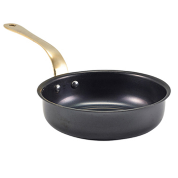 Сковорода для подачи 13.5*3.75 см, 400 мл, круглая, металлическая, Black Vintage Steel, GenWare