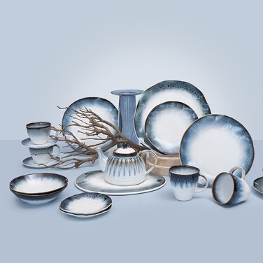 Блюдо сервировочное Fissman 32 см GALACTICA фарфор (13636)