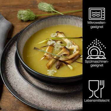 Набір тарілок на 6 персон, 18 предметів, Gourmet Moritz & Moritz