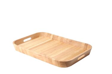 Піднос, каучукове дерево 53 x 35 см Continenta