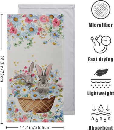 Різдвяні кухонні рушники Kwlegh, рушник для рук, різдвяна ялинка, цукерка-тростина, сніжинка, рушник для пальців, набір з 2 шт. , милий чоловічий банний рушник, високопоглинаючі рушники, 36 x (великодній)