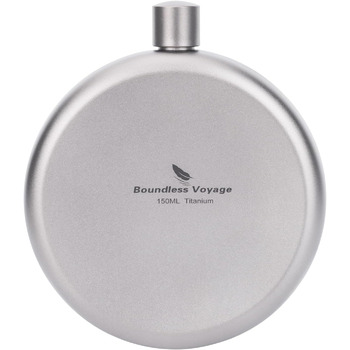 Титанова фляга для кемпінгу 150 мл Boundless Voyage