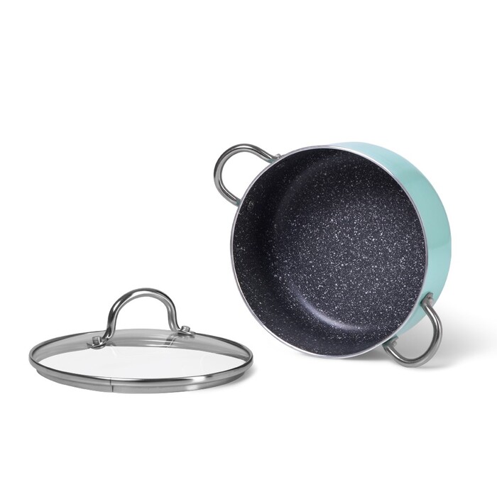 Каструля зі скляною кришкою 18 см 1,8 л MINI CHEF Fissman