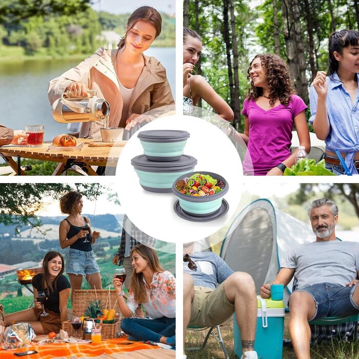 Складана миска 3 шт trabag