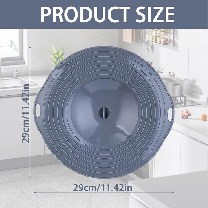 Кришка з захист від википання та бризок 29 см HhBdy