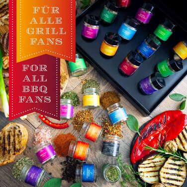 Подарунковий набір спецій ручної роботи, 24 спеції з усього світу (Набір) - Літній подарунок та ідеальний подарунок для барбекю Вітання з новим домом та швидким одужанням, 24 шт. и (1 упаковка) (220 г (12 упаковок)), 24 -