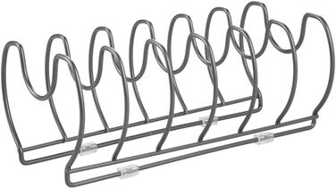 Підставка для посуду 33,5 x 16 x 13 см сіра mDesign