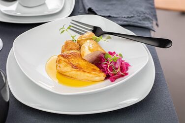 Обідній сервіз на 6 персон, 30 предметів, білий Bilgola Sänger