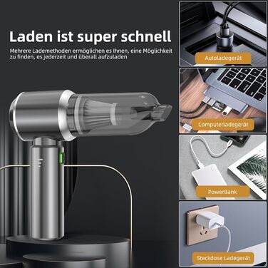 Ручний бездротовий пилосос з акумулятором 120 Вт NVKHG