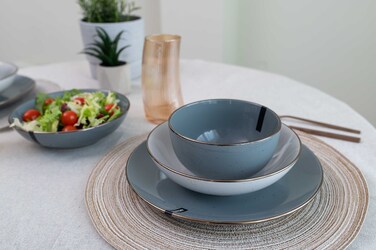 ARDESTO Суповая тарелка Bagheria Ярко-белый, 20см, керамический, белый