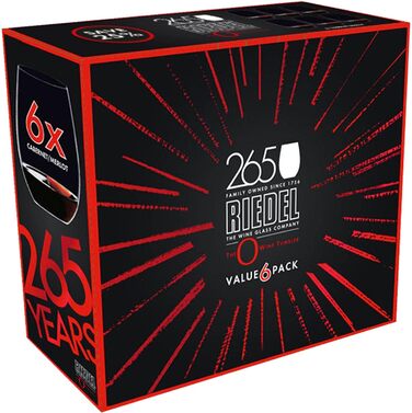 Бокалы для красного вина 0,6 л, набор 6 предметов, O Wine Tumbler Riedel