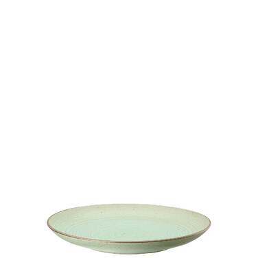 Тарілка 22 см, зелена Nature Leaf Thomas