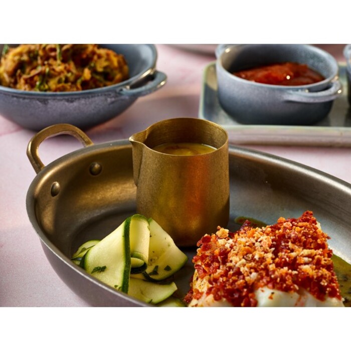 Джаг, пітчер для молока, 150 мл, Gold Vintage Steel, GenWare