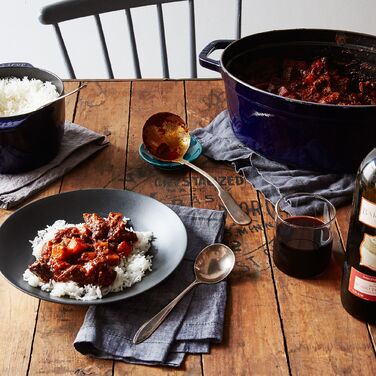 Кокот овальний 29 см, темно-синій Staub