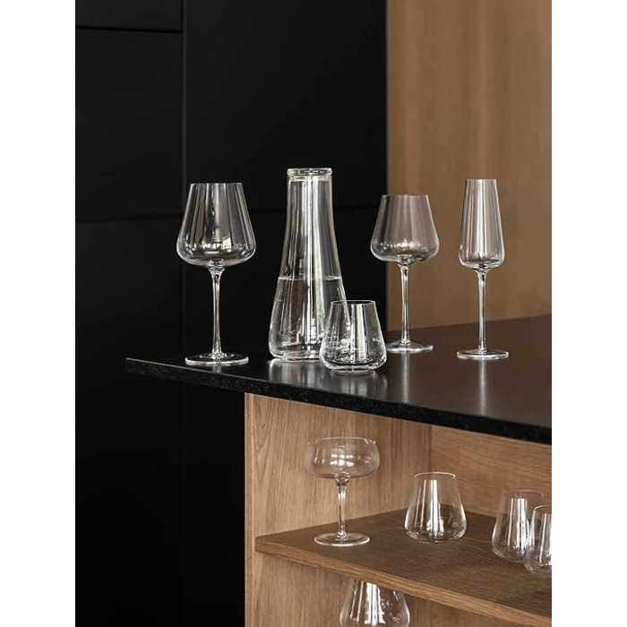 Набір із 4 склянок для пиття 280 мл, прозорий Belo Blomus