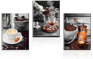 Настінні картини сучасні 30 x 40 см без рамки, 3 шт. burkfeeg