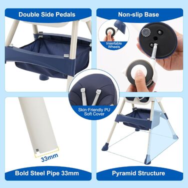 Дитячий стільчик для годування від 6 місяців Maycoly