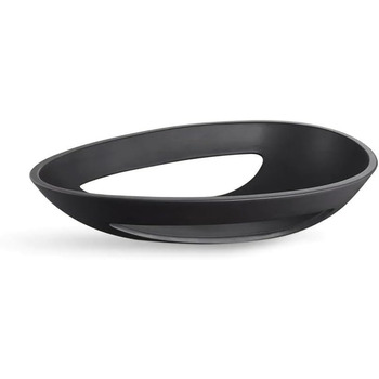 Чаша овальная 23,5 см с отверстиями, темно-коричневая Kokong Kähler