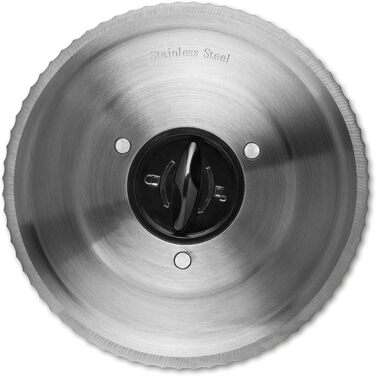 Хліборізка Складний електричний слайсер, ковбасний слайсер, кнопка безпеки, лезо з нержавіючої сталі 170 мм, регулятор товщини від 0 до 15 мм, 150 Вт, 0918 Katana