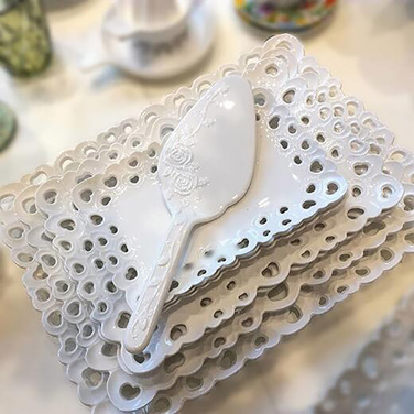 Поднос прямоугольный La Porcellana Bianca VALENTINO, фарфор, 31 х 22 см