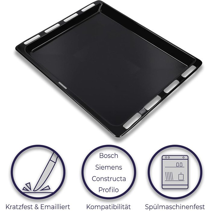 Деко емальоване 465 х 375 х 30 мм LUTH