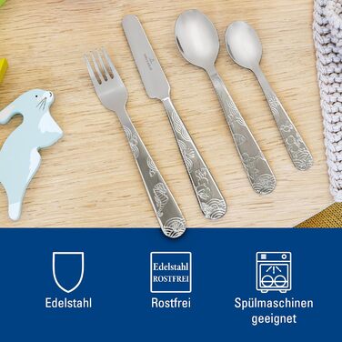 Набір дитячих столових приборів, 4 предмети в подарунковій упаковці Happy as a Bear Villeroy & Boch