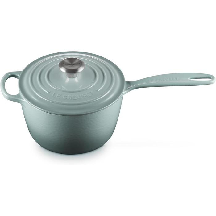 Чавунний сотейник 2 л з кришкою, Морська сіль Signature Le Creuset