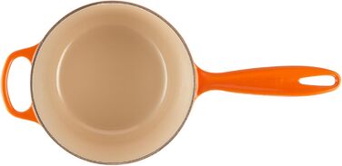 Чавунний сотейник Ø 18 см, 1,8 л з кришкою, полум'яно-червоний Signature Le Creuset